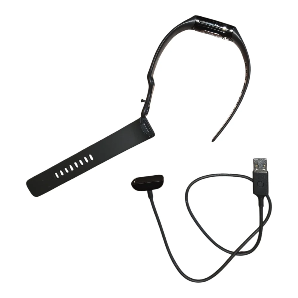 Fitbit Charge 6 Black Fitness Tracker Wristband with Charging Cable